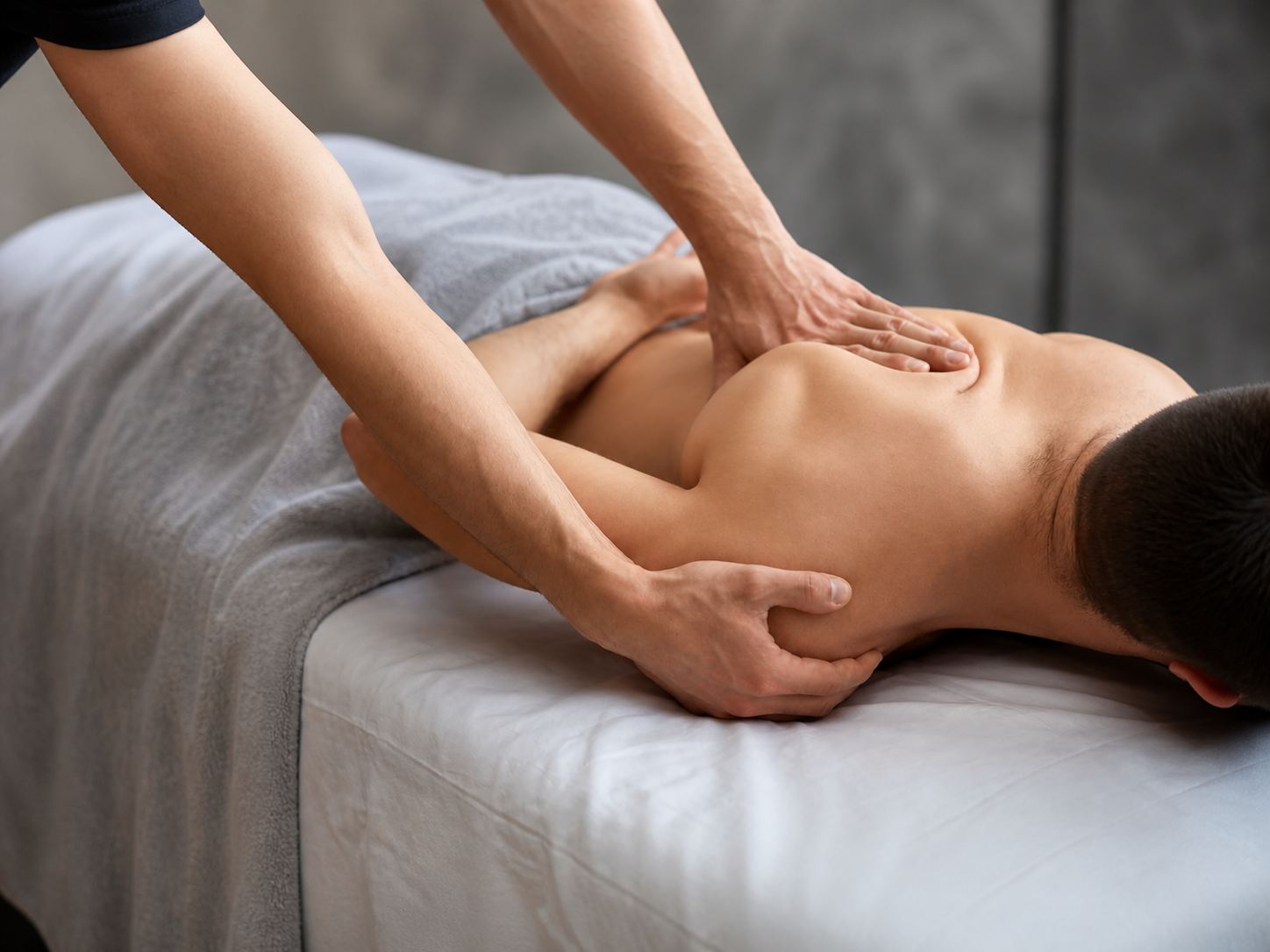 Same-day massage session in progress at Golden SPA in Lake Forest CA